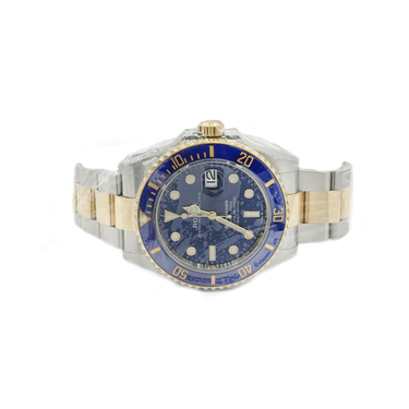 Rolex Submariner Stainless Steel and Yellow Gold Blue Index Dial Watch 126613LB